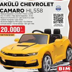 AKÜLÜ ARABA CHEVROLET CAMARO HL558